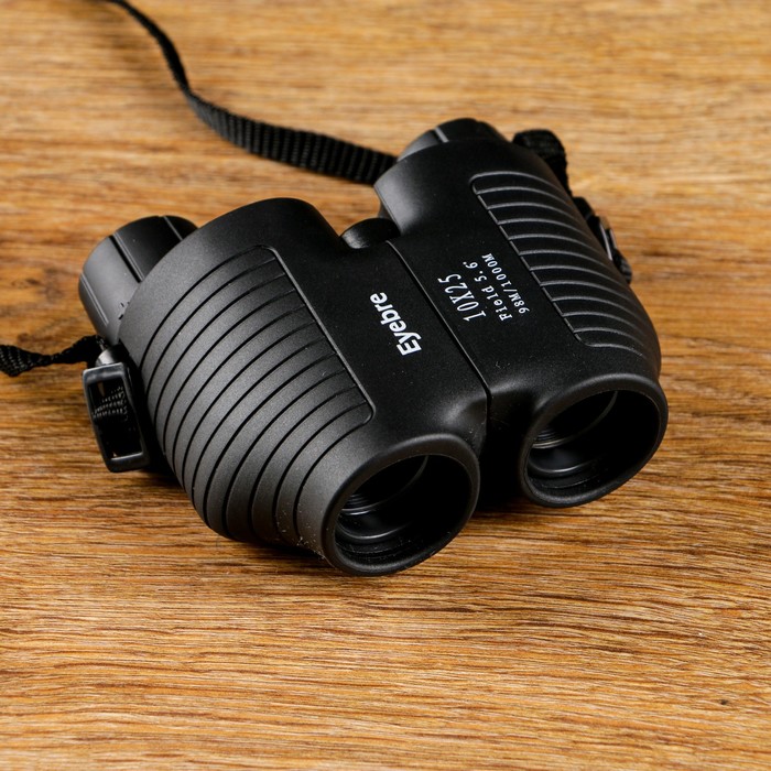 Бинокль 8х25, объёмный, чёрный, 10х4.6х9.5 см