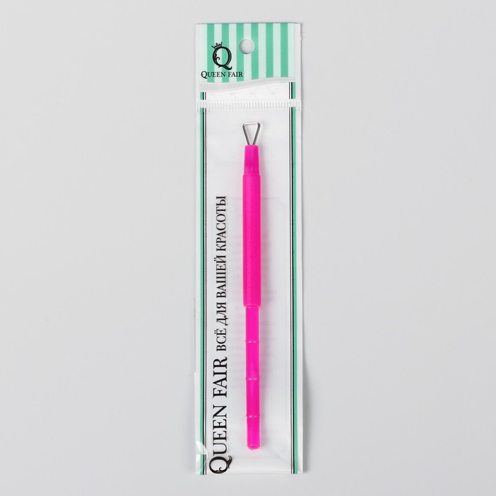 Шабер для снятия гель-лака, 12,5см, цвет розовый/серебристый