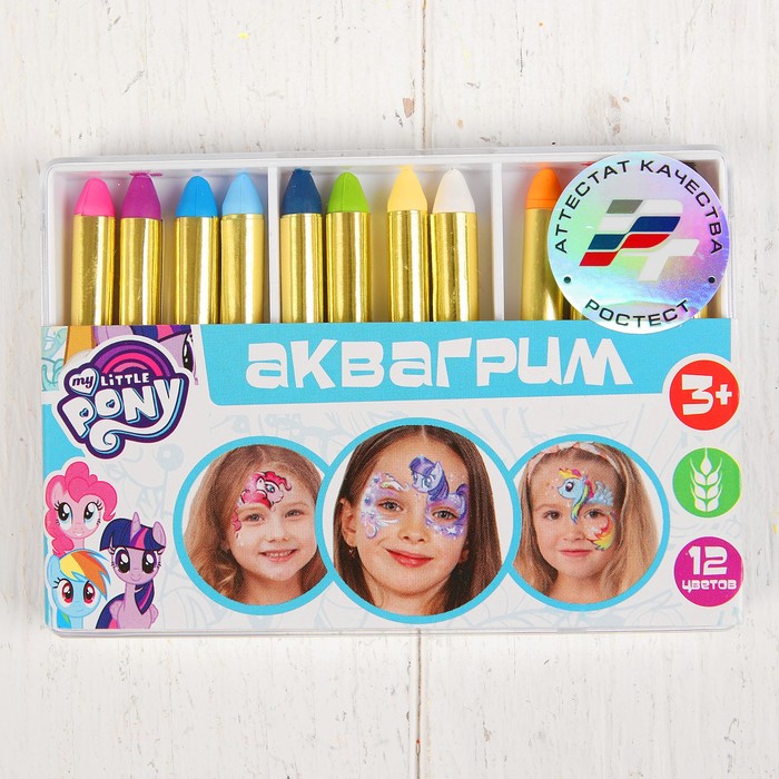 Аквагрим My Little Pony MultiArt 12 цв. карандашей 12026-MLP
