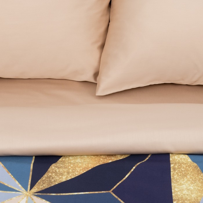 Постельное бельё "Этель" евро Даймонд (вид 4) 200х217 см, 220х240 см, 50х70 см - 2 шт, мако-сатин