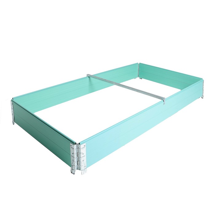 Грядка пластмассовая, 180 х 90 х 20 см, зелёная