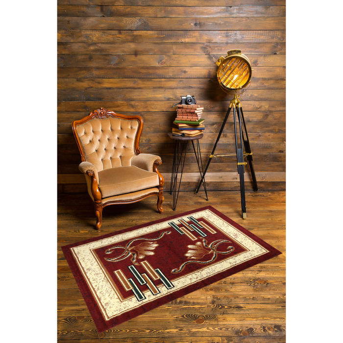 Ковер Royal 100х100, рис. 01, BCF, 100% ПП