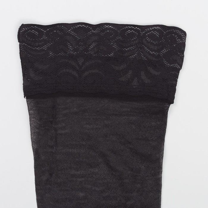 Чулки компрессионные 211 1 класс (18-21 мм рт.ст.), цвет чёрный, р-р 3