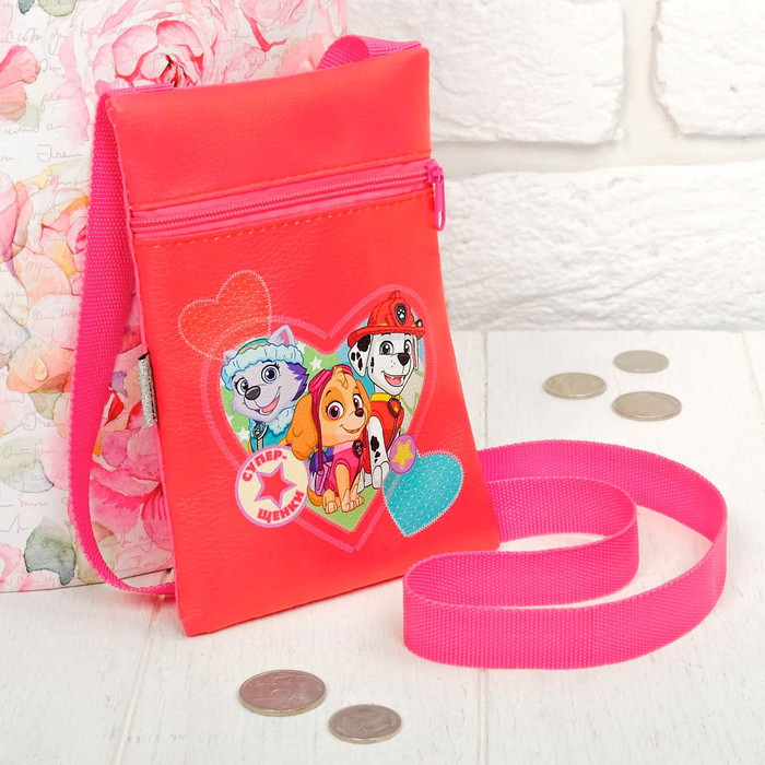 Щенячий патруль. Сумочка детская "Супер-щенки" 16*11см