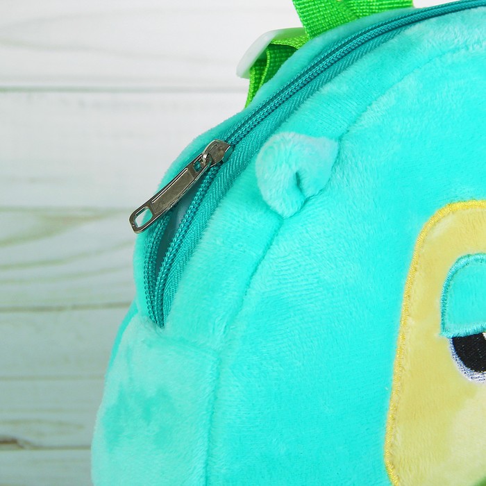 Мягкий рюкзак "Совунья", цвет сине-зелёный