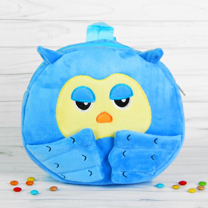 Мягкий рюкзак &quot;Совунья&quot;, цвет голубой