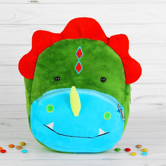 Мягкий рюкзак &quot;Цветной дракошик&quot;