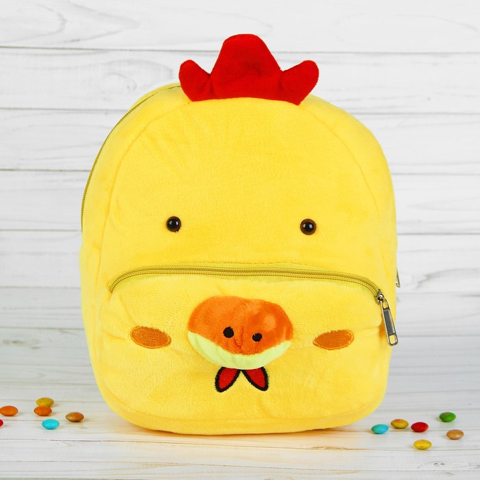 Мягкий рюкзак &quot;Цыплёнок&quot; румяные щёчки