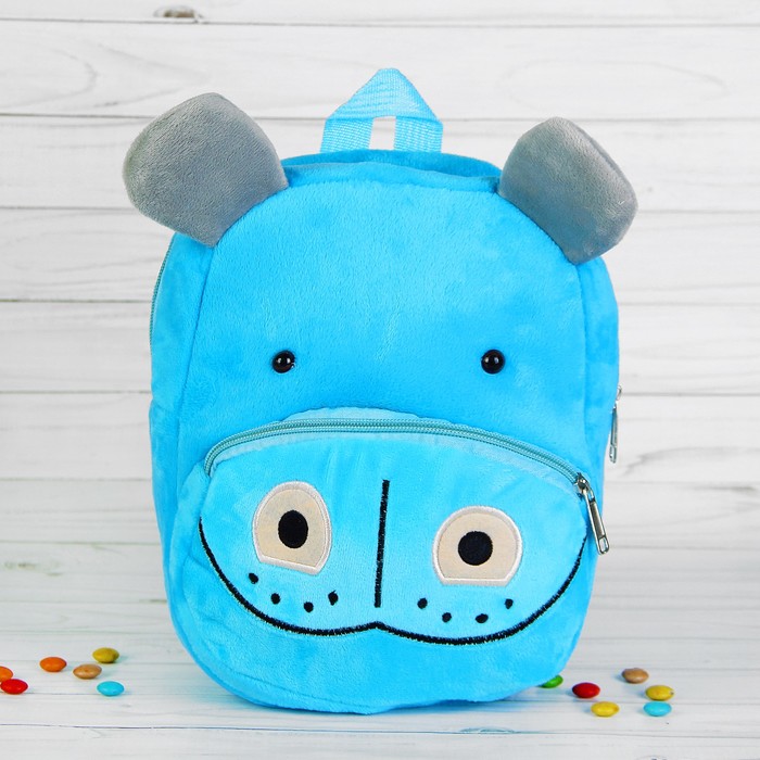 Мягкий рюкзак &quot;Бегемотик&quot;