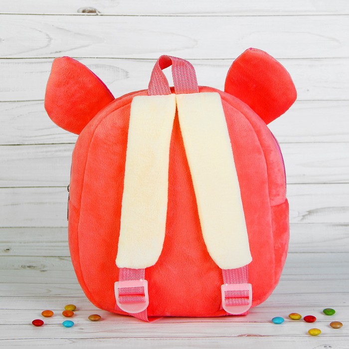 Мягкий рюкзак "Хрюша" большие ушки