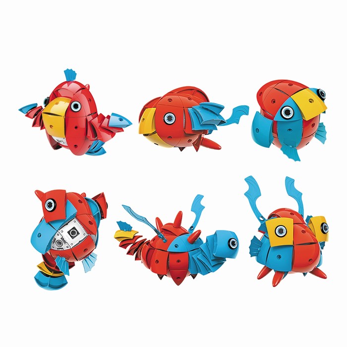 Конструктор магнитный «Животные джунглей», 93 детали