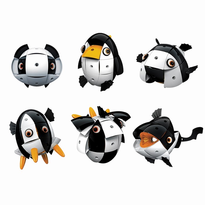 Конструктор магнитный «Полярные животные», 77 деталей