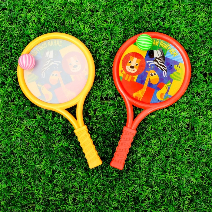 Набор ракеток «Давай поиграем», мячики
