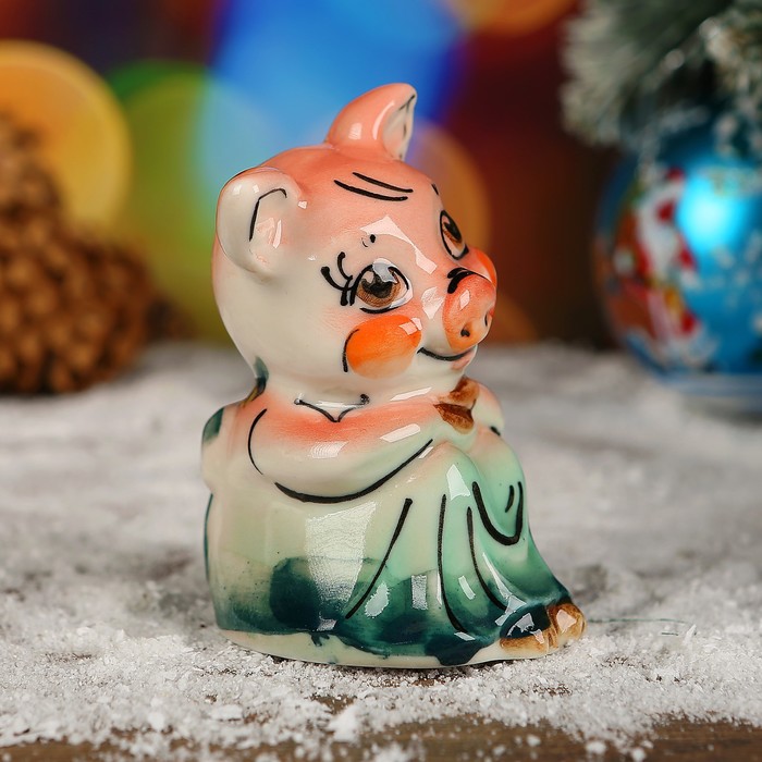 Сувенир «Алёнушка», 8 см, цвет, гжель