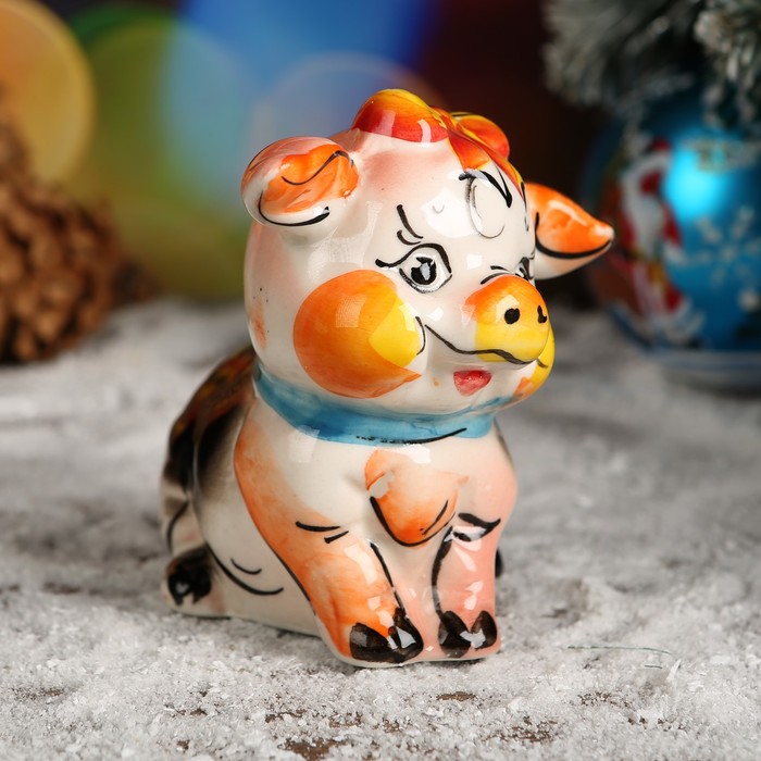 Сувенир «Милашка», 8 см, цвет, гжель