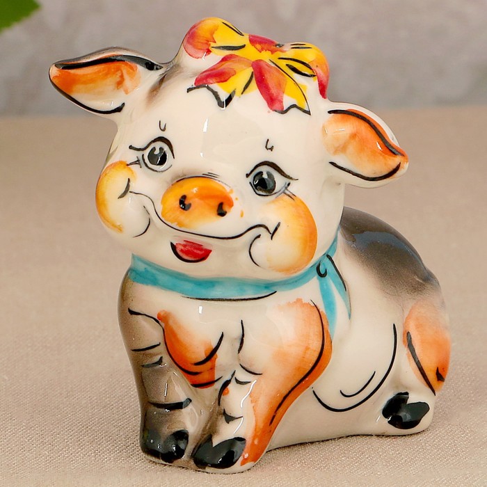 Сувенир «Милашка», 8 см, цвет, гжель