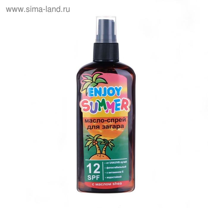 

Масло для загара Enjoy Summer «Масло ши», SPF 12, 150 мл