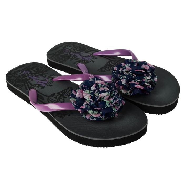 Сланцы женские пляжные арт. BL40201, цвет чёрный, размер 37