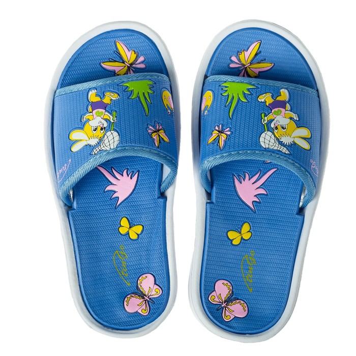 Сланцы детские пляжные арт. BC35104, цвет голубой, размер 34