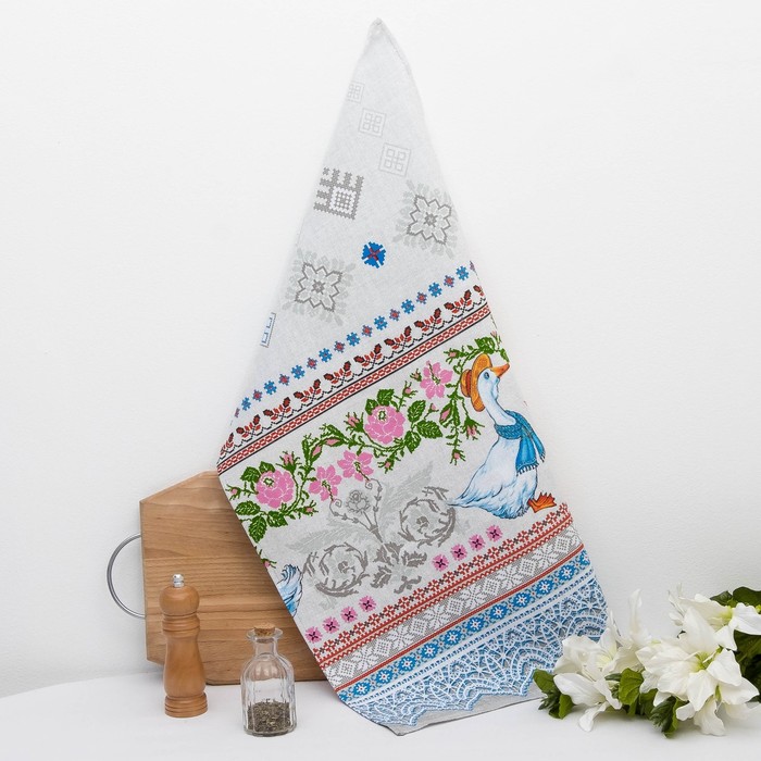 Полотенце "Гуси ", наб.40х75 см