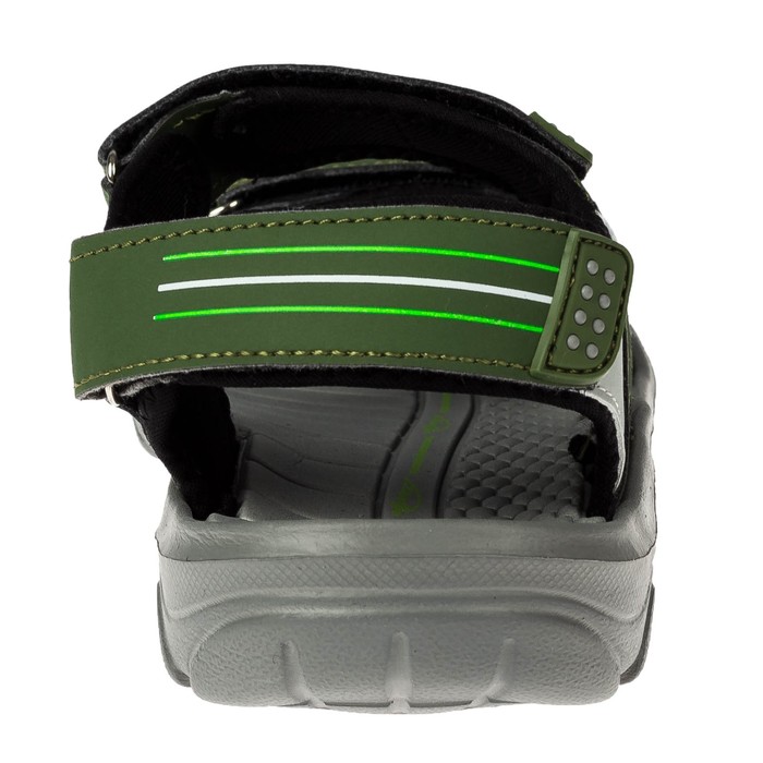 Сандалии для школьников арт. ST35932, цвет хаки/серый, размер 38