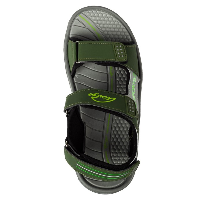 Сандалии для школьников арт. ST35932, цвет хаки/серый, размер 38