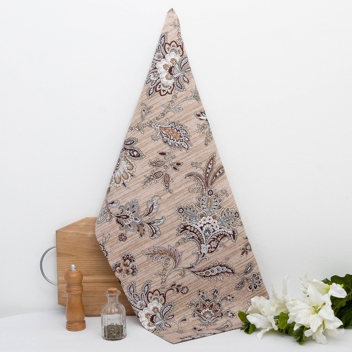 Полотенце "Жардин бежевый ", наб.40х75 см