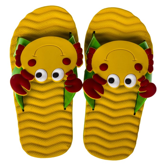 Сланцы детские пляжные арт. BB40712, цвет Желтый, размер 24