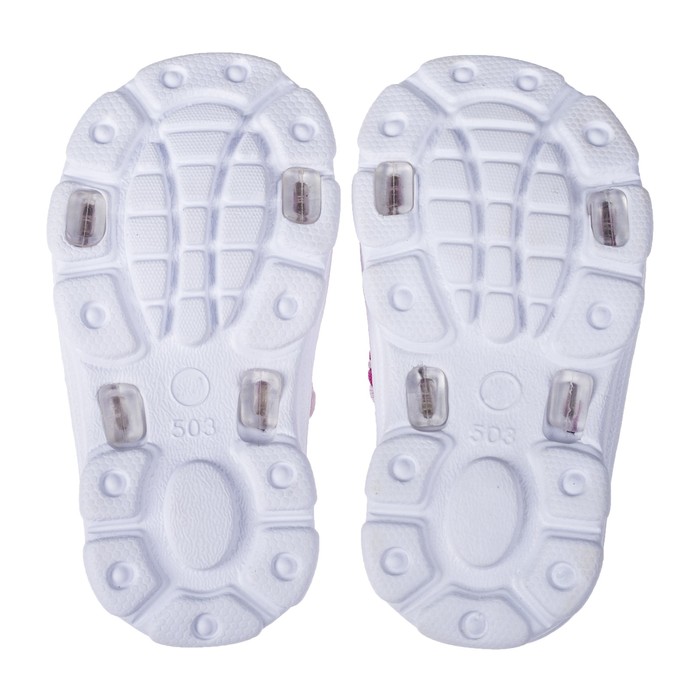 Сланцы детские пляжные арт. BB35001, цвет бело/фиолетовый, размер 26