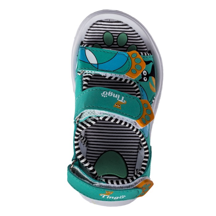 Сандалии детские арт. SB8-1593, цвет бирюзовый, размер 28