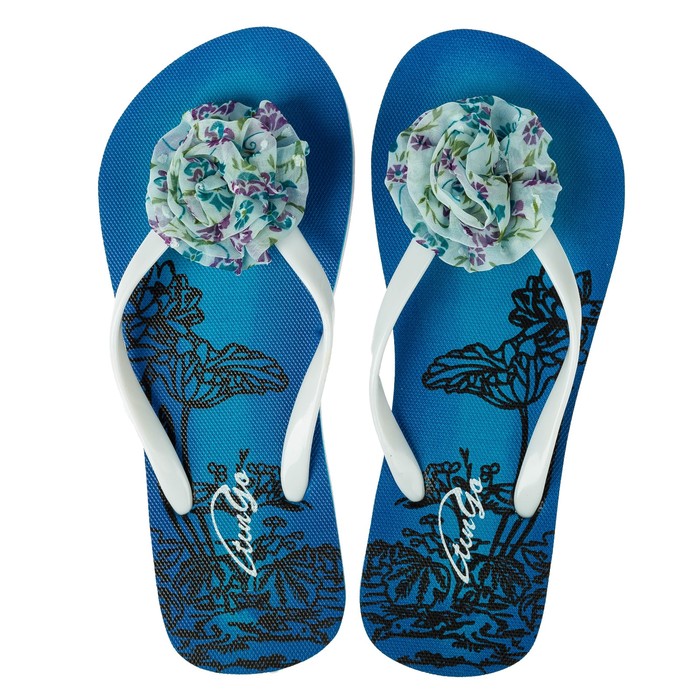 Сланцы женские пляжные арт. BL40201, цвет синий, размер 38