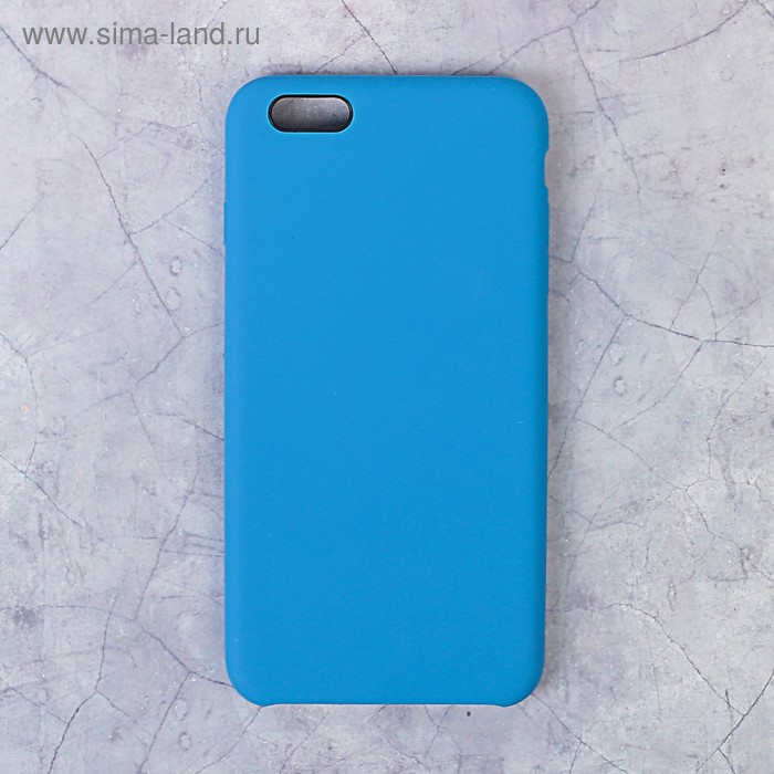 фото Чехол luazon силиконовый iphone 6 plus, синий luazon home