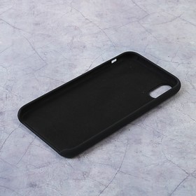 

Чехол LuazON силиконовый IPhone X, чёрный