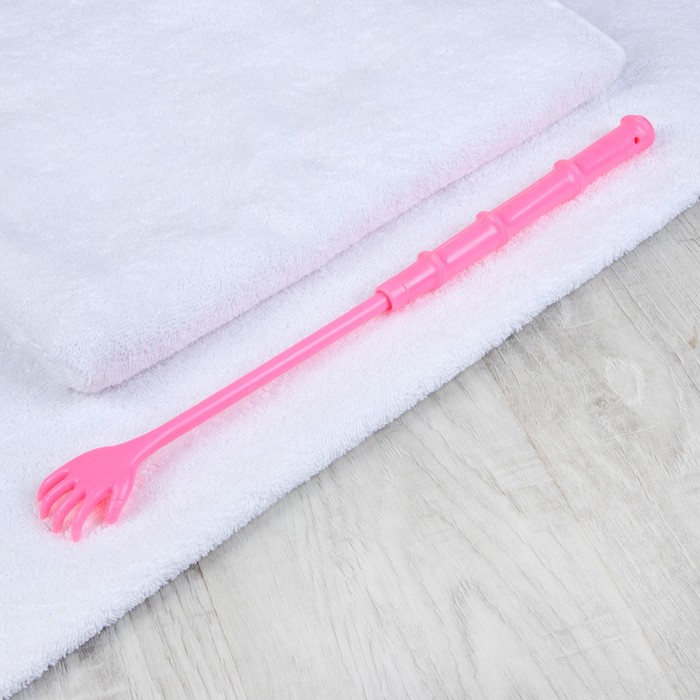 Чесалка универсальная, телескопическая ручка: 24,5-37,5см, цвет МИКС