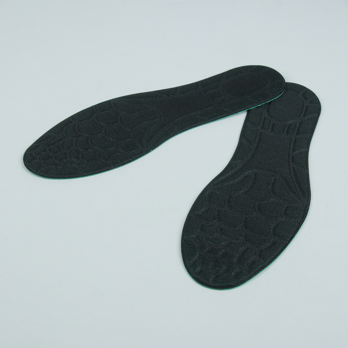 Стельки для обуви, универсальные, 42-46р-р, пара, цвет чёрный