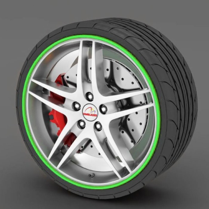 Универсальная защитная лента на диск, 7 м, цвет зеленый