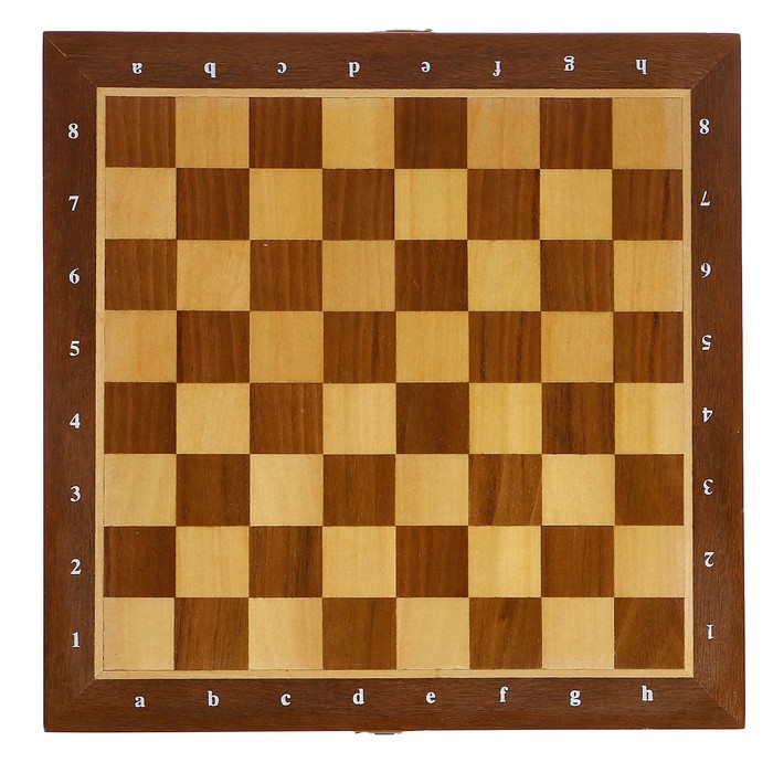 Шахматы деревянные, клетка 2.5 см, (фигуры от 2.5 см до 5.5 см), дно раздвижное, 26х26 см