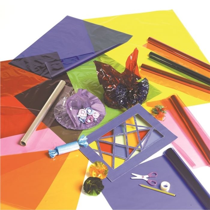 Бумага целлофановая 500*650 мм Sadipal (25л) 30 г/м² розовый 12504