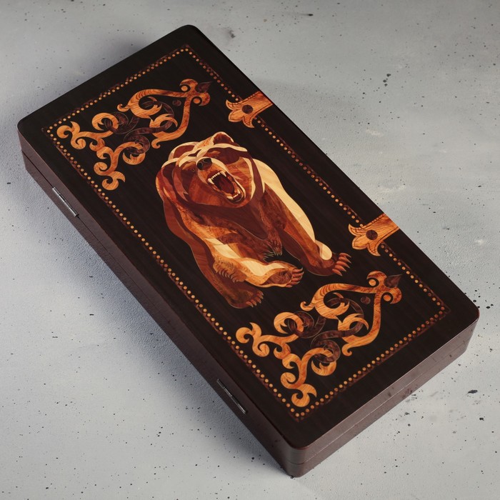 Нарды подарочные "Медведь"