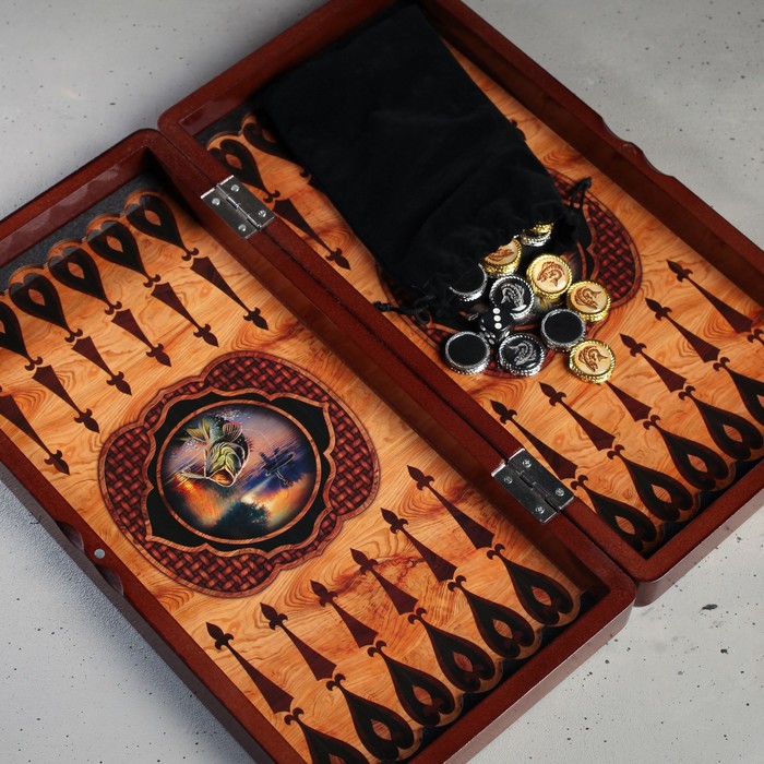 Нарды подарочные "Рыбалка"