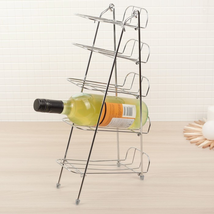 Подставка под бутылки на 5 предметов 10,5х23,5х43 см