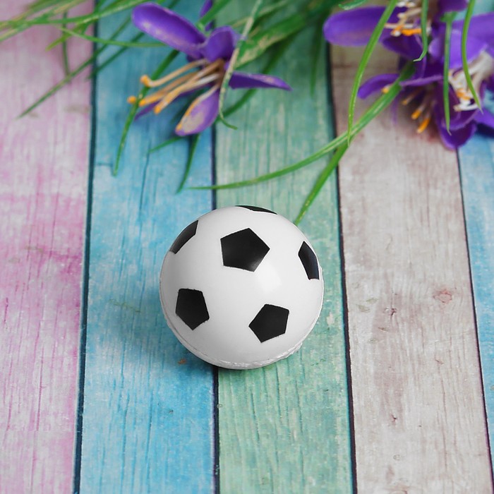 Мяч каучук &quot;Футбол&quot; 3,3 см, цвета МИКС