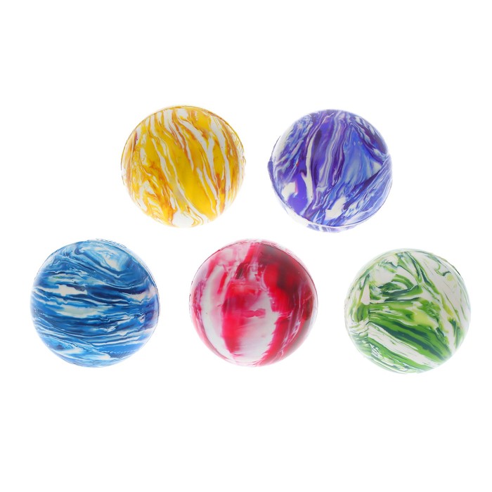 Мяч каучуковый «Перелив», 4,5 см, цвета МИКС