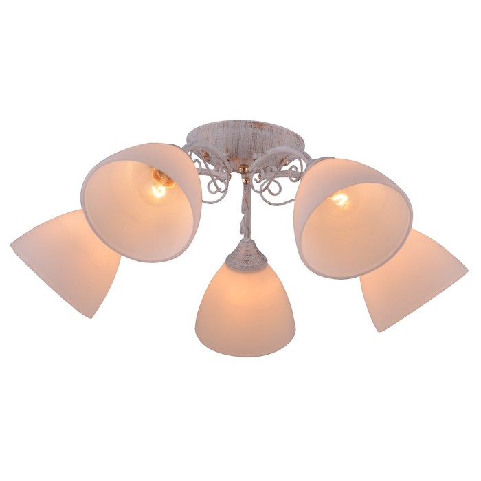 Люстра "Алатея" 5xE27 60Вт белый