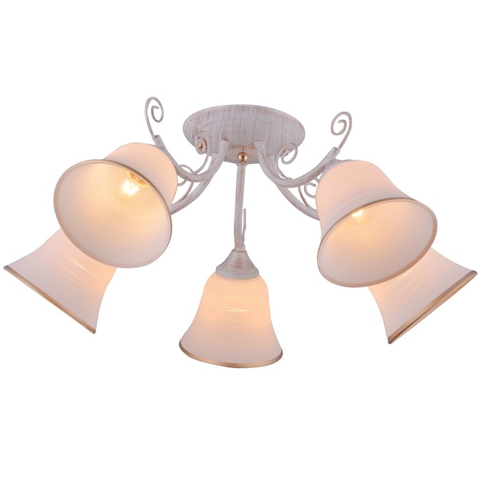 Люстра "Алеста" 5xE27 60Вт белый