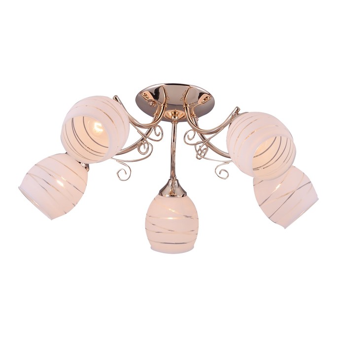 Люстра "Анабель" 5xE27 60Вт золото