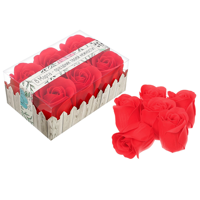 Мыльные лепестки "8 марта - праздник твоей нежности!"