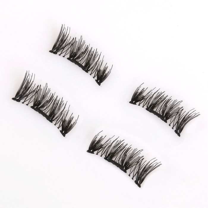 Ресницы "Пучки", на магнитах, уголок 12мм