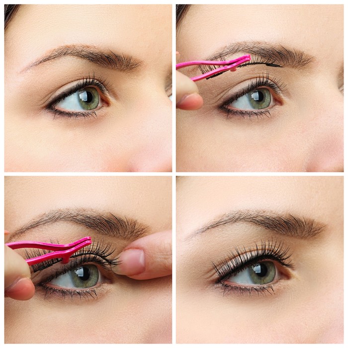 Ресницы "Пучки", на магнитах, уголок 12мм