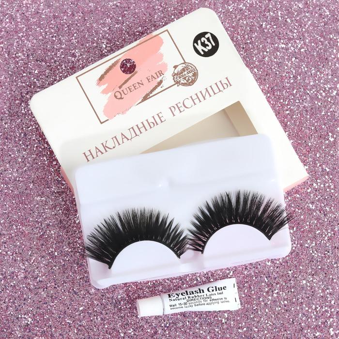Ресницы накладные с клеем